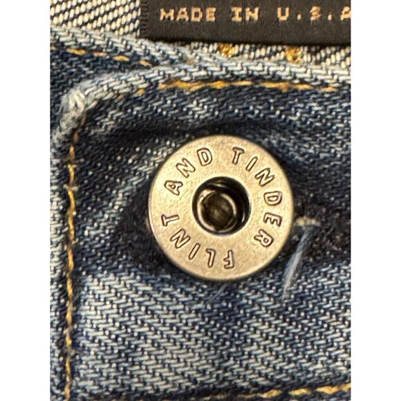 36 X 32 Flint And Tinder Straight Fit Blue Jeans - Picture 3 of 14